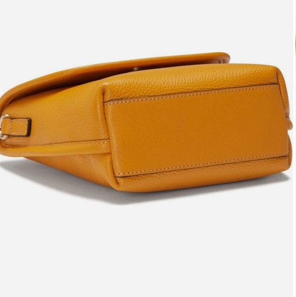 Oryany Ivi Mini Crossbody Bag Elegant Mustard Leather NWOT - Picture 6 of 7